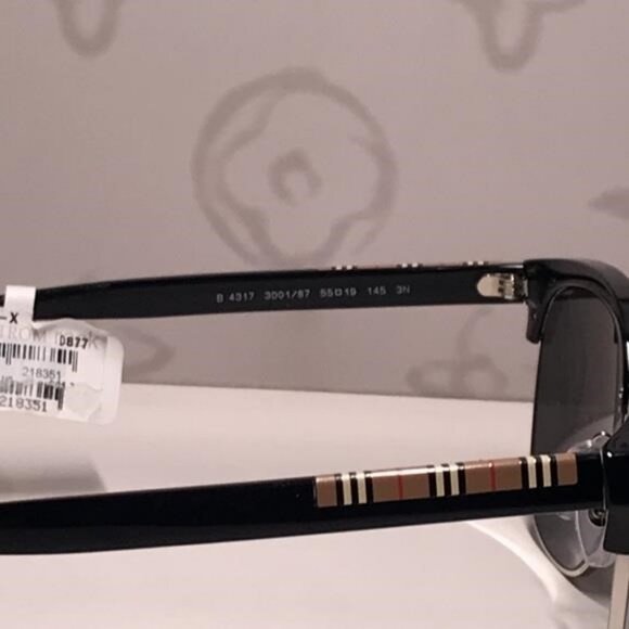 New Authentic Burberry BE4317 8351 Sunglasses - Picture 3 of 14